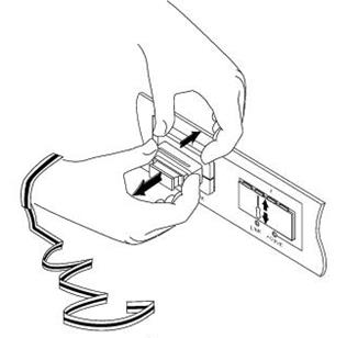 Place your thumb and forefinger around the X2 transceiver